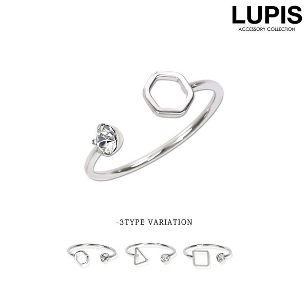 シンプルフレームシルバーリング