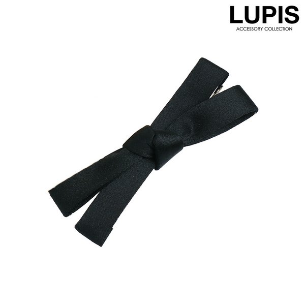 シンプルリボンヘアクリップ