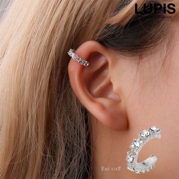 ステーションストーンイヤーカフピアス | 激安イヤリングの通販