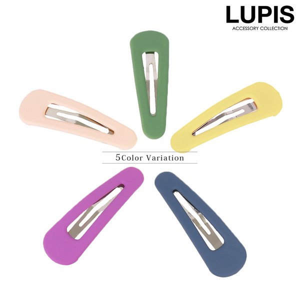 マットカラーパッチンヘアピン