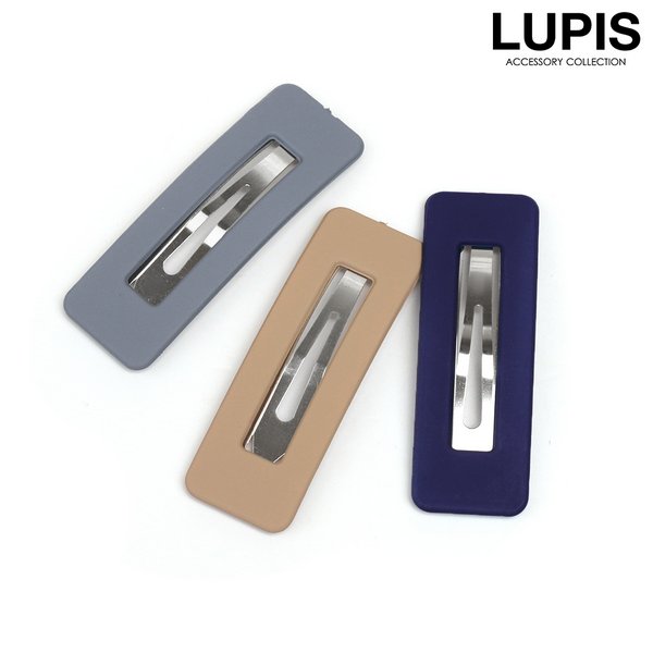 マットカラースクエアパッチンヘアピン