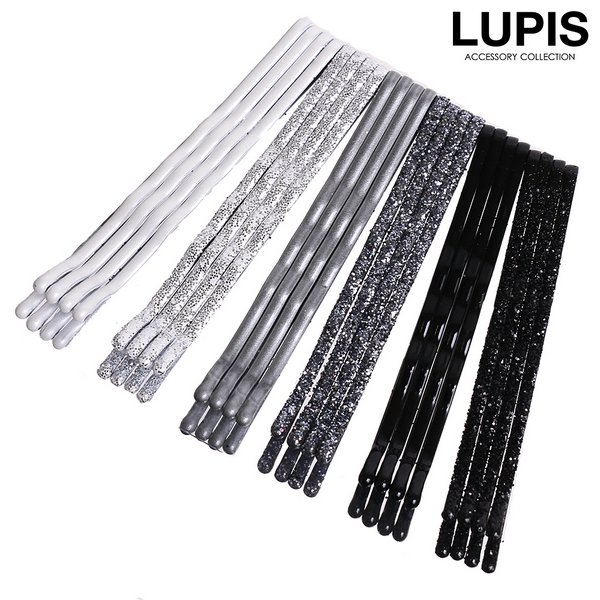 モノトーン×グリッターアメリカピンセット