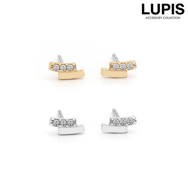 ツインバープチピアス