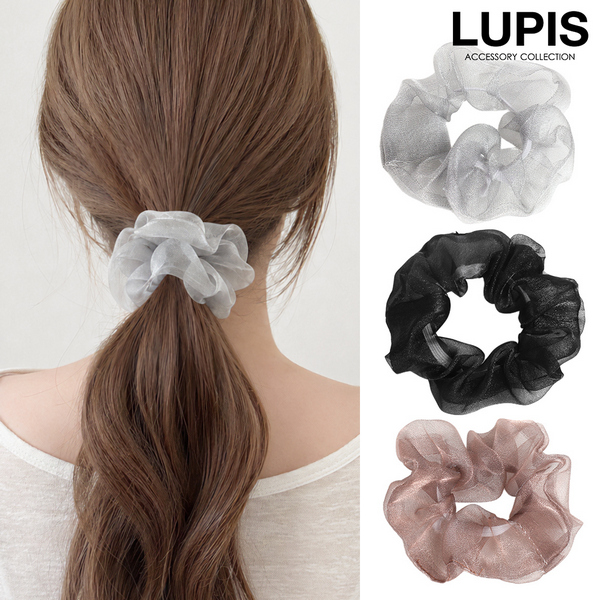オーガンジーキラキラシュシュ - ヘアアクセサリーを激安で通販販売