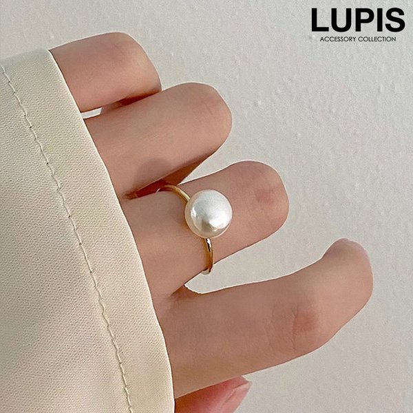 一粒パールリング -激安リングの通販販売-ルピス(LUPIS) 