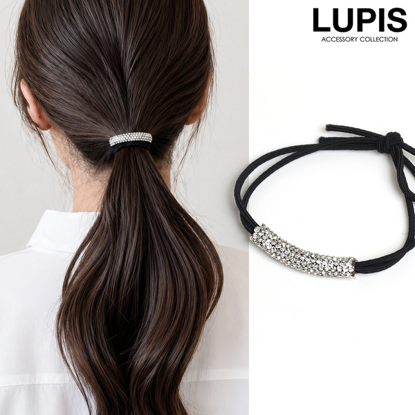 キラキラパヴェストーンヘアゴム