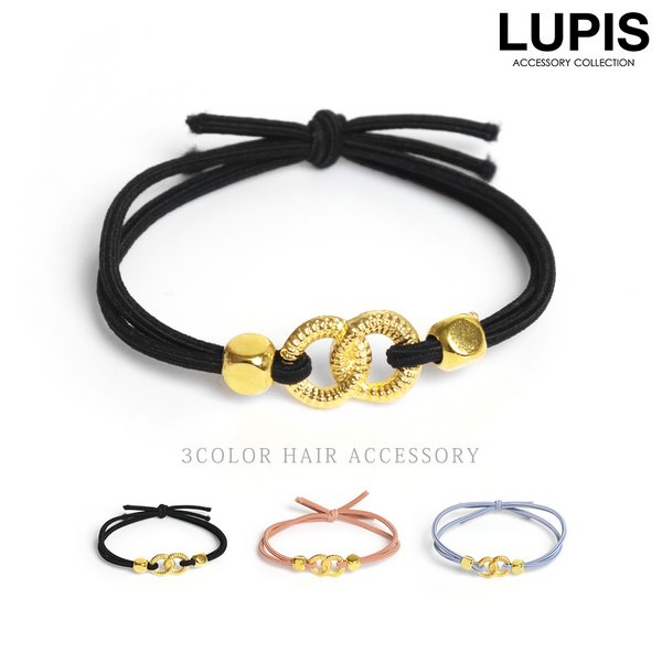 ツインリングヘアゴム-激安ヘアアクセサリーの通販販売-ルピス(LUPIS)