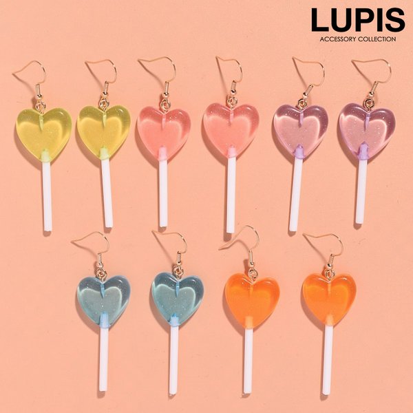 ハートキャンディフックピアス