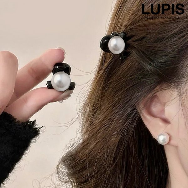 パールポイントプチヘアクリップ