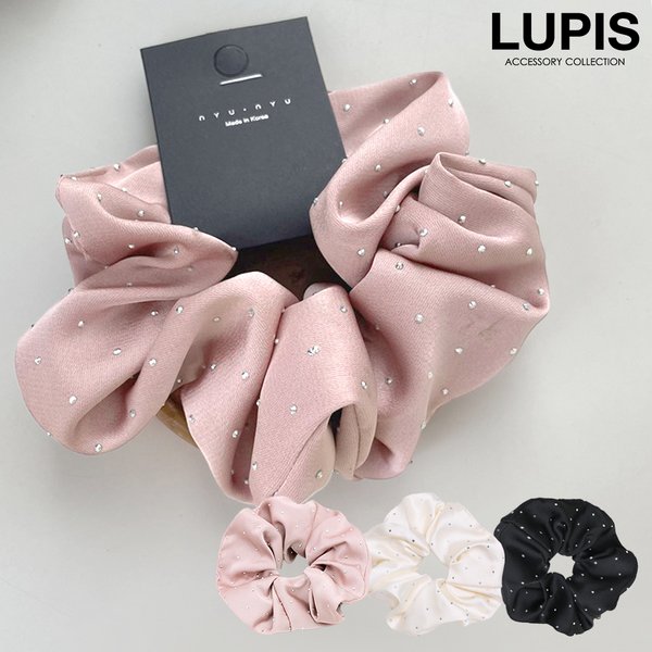 キラキラドットサテンシュシュ