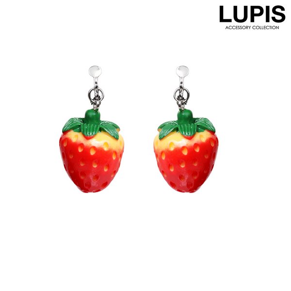 いちごイヤリング