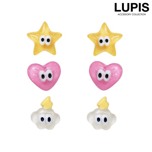 フェイスモチーフピアス