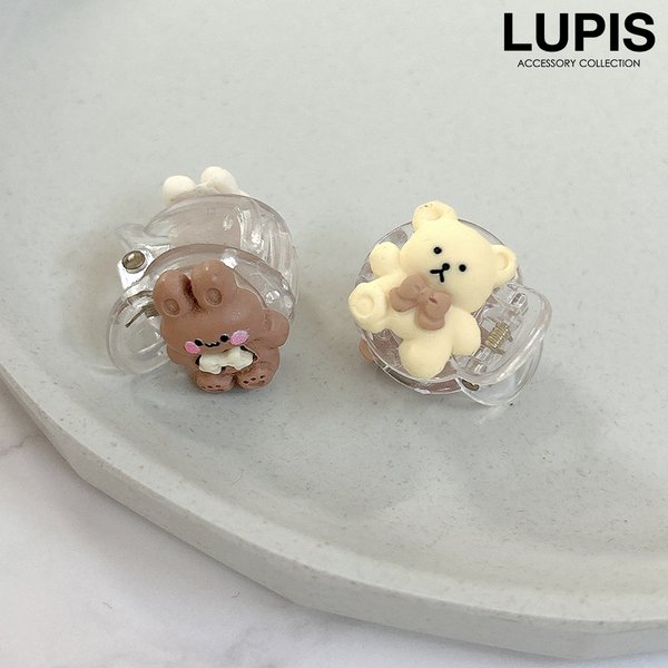 アニマルミニヘアクリップ