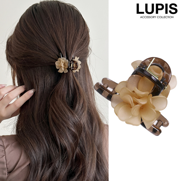 シックフラワーミニヘアクリップ激安通販 - ヘアアクセサリーを激安で