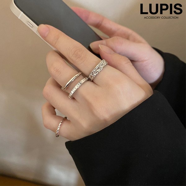 カジュアルメタルリングセット