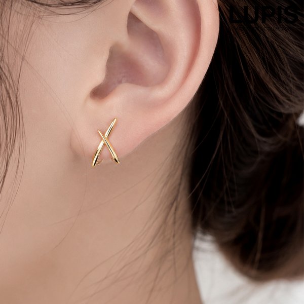 クロスラインピアス
