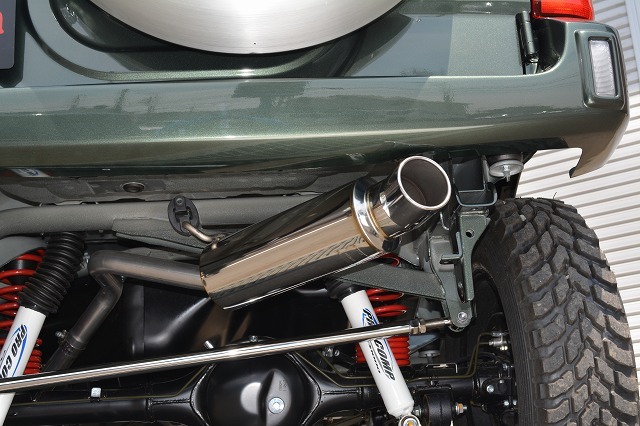 砲弾マフラー Jb23 アウトクラス製 認証制度適合