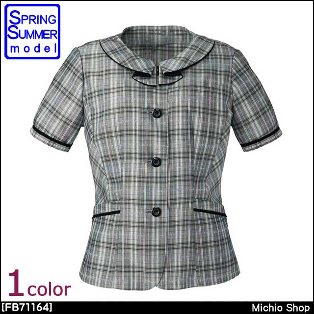 事務服 制服 フォーク ヌーヴォ オーバーブラウス 春夏 FB71164 FOLK nuovo