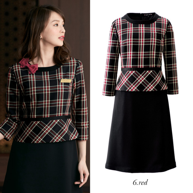 事務服 制服 en joie アンジョア ワンピース 61790 【オフィス制服の