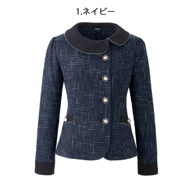おもてなし 制服 事務服 en joie アンジョア ジャケット 82040