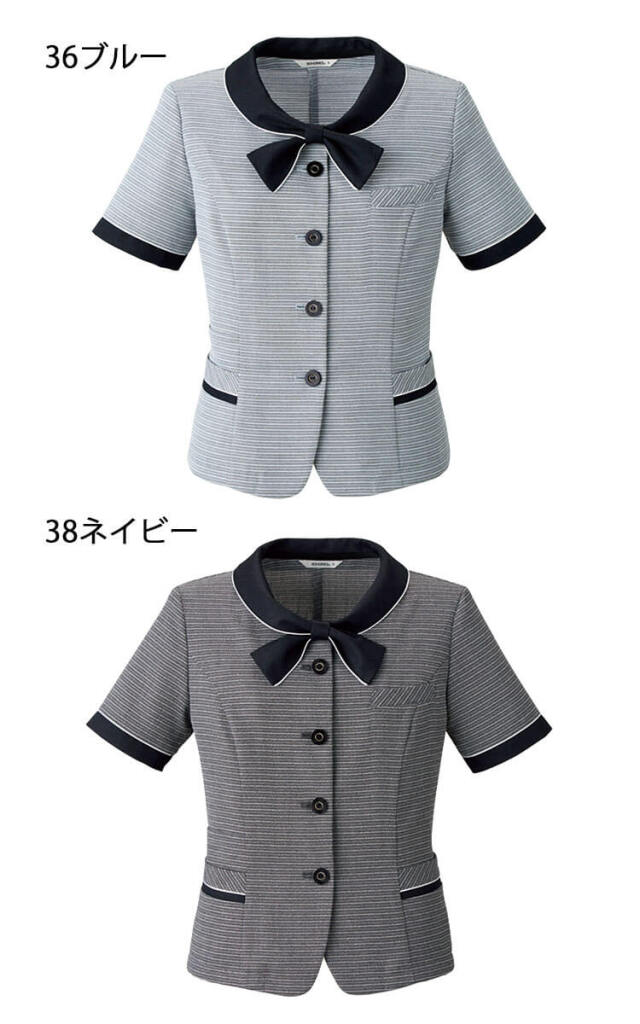 事務服 制服 BONOFFICE ボンオフィス春夏 オーバーブラウス AJ0850