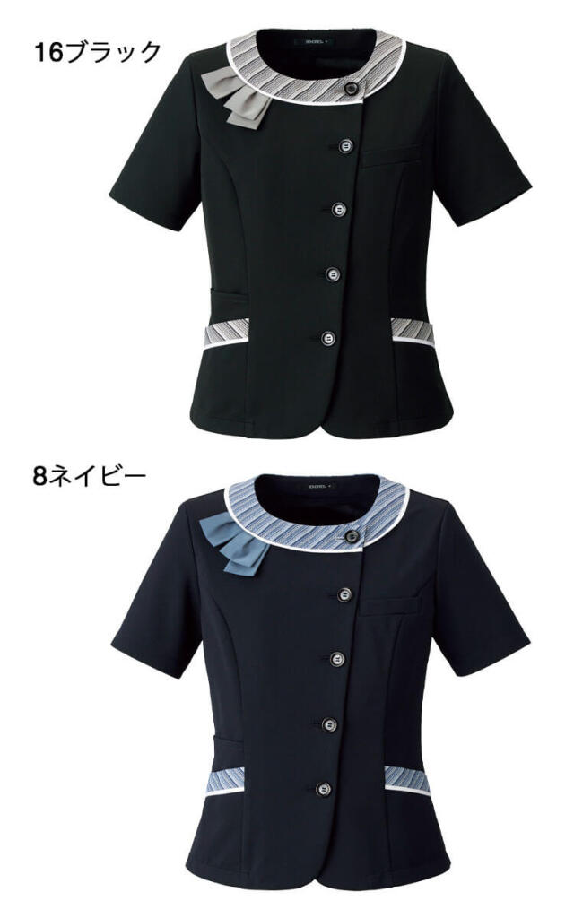 事務服 制服 BONOFFICE ボンオフィス春夏 オーバーブラウス AJ0853