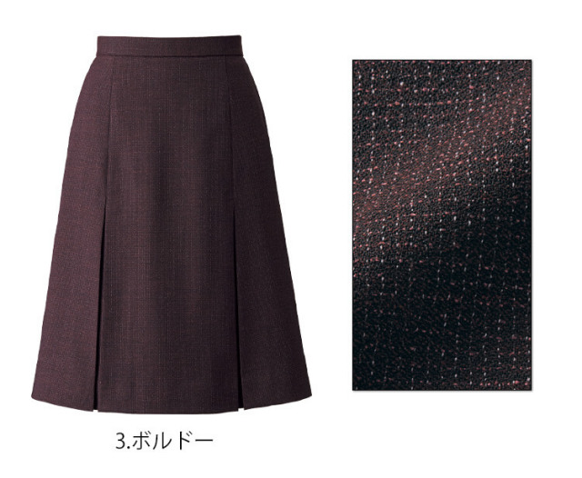 事務服 制服 BONOFFICE ボンオフィス プリーツスカート AS2326