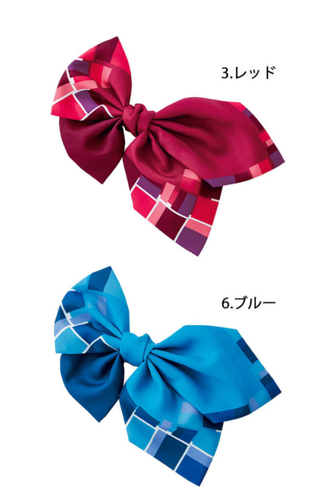 APROSIO & CO ダークブルー スカーフ＆リボンブローチ 事務服 制服 BONOFFICE ボンオフィス スカーフブローチ BCA9119