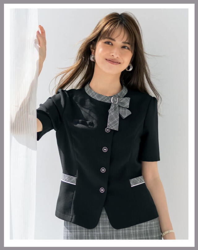 事務服 制服 オフィス セロリー selery オーバーブラウス S-51380 S  