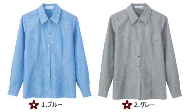 事務服 制服 セレクトステージ 神馬本店 長袖ブラウス SA081B