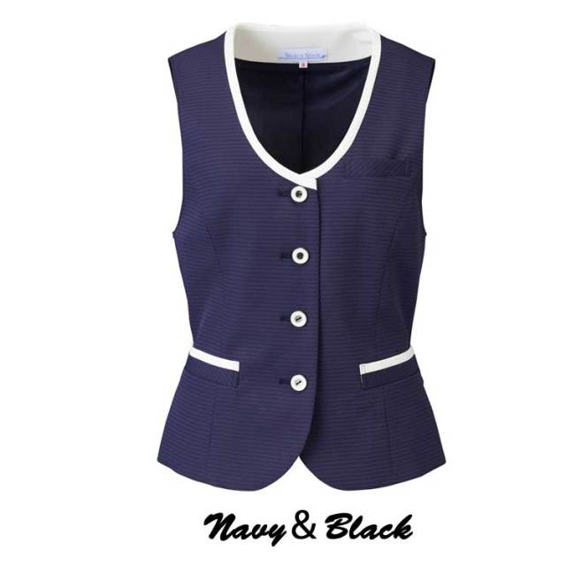 事務服 制服 セレクトステージ 神馬本店 ベスト SS750V【オフィス制服