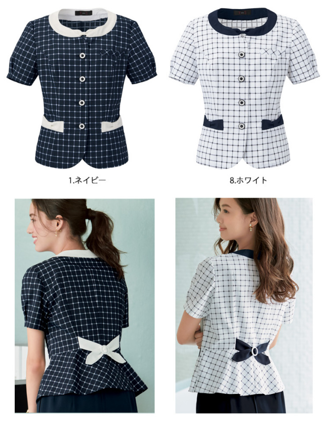 事務服 制服 セレクトステージ 神馬本店 美形オーバーブラウス