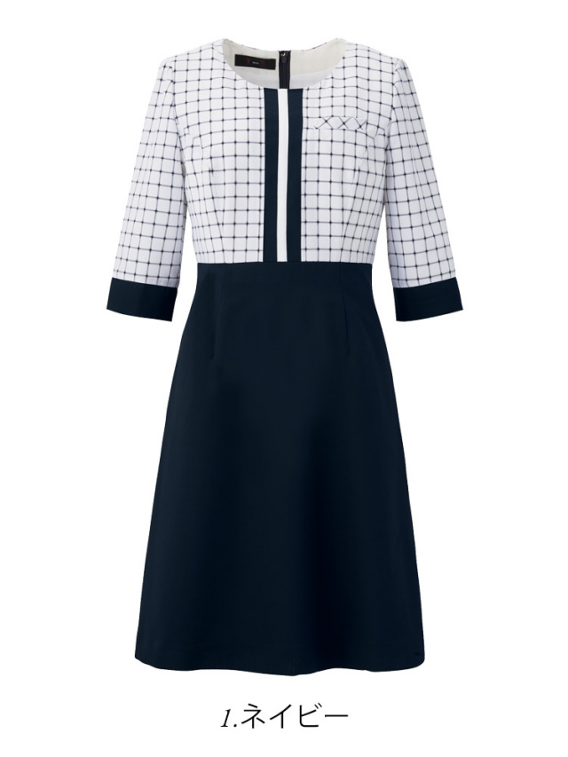 事務服 制服 セレクトステージ 神馬本店 美形ワンピース SS780W