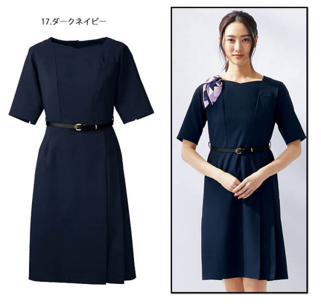 おもてなし 事務服 制服 フォーク ヌーヴォ FOLK nuovo ワンピース