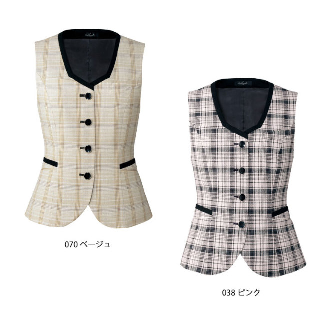 事務服 制服 pieds ピエ aitoz ベスト HCV8450 事務服 制服 pieds ピエ aitoz ベスト HCV8450【オフィス制服の通販