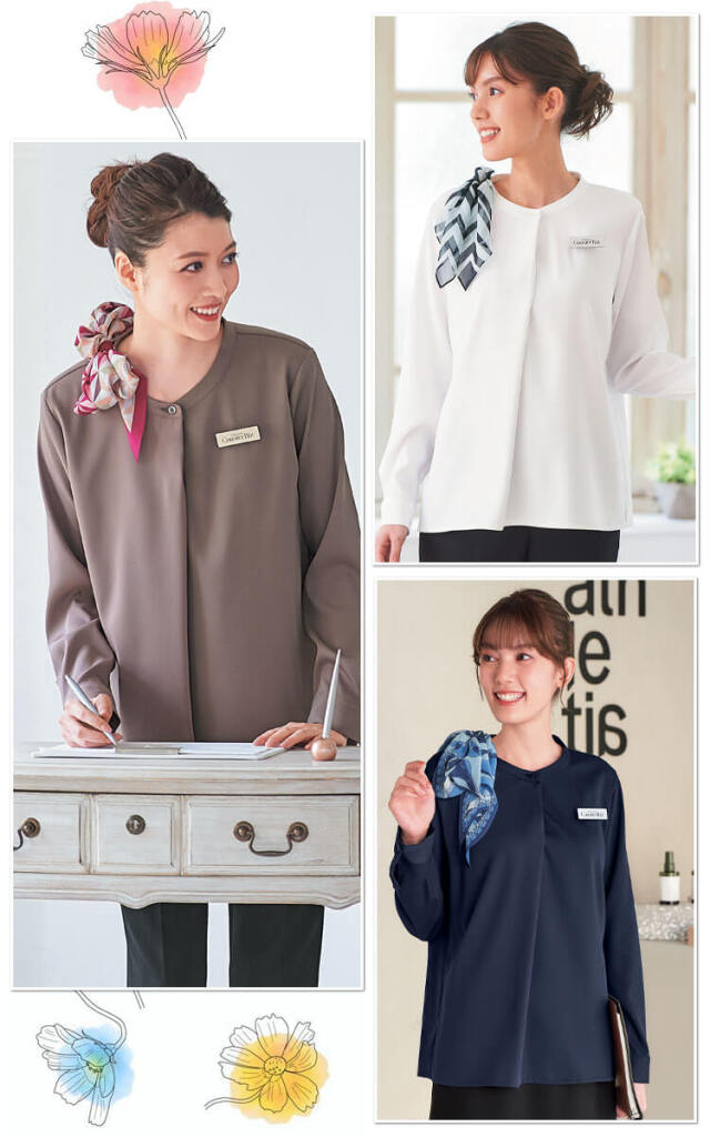 ハネクトーン プルオーバーブラウス 8464【オフィス制服の通販なら事務