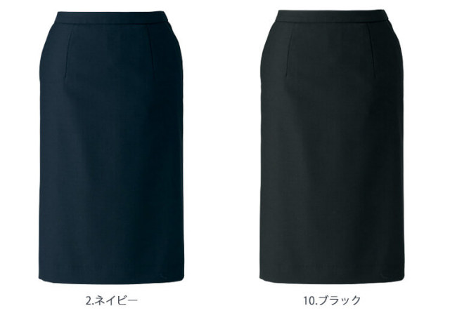 事務服 制服 エンジョイ ENJOY 秋冬 セミタイトスカート EAS812