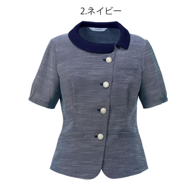 事務服 制服 エンジョイ ENJOY 春夏 オーバーブラウス ESA830