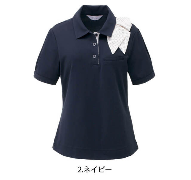 事務服 制服 エンジョイ ENJOY ポロシャツ クールトリコット