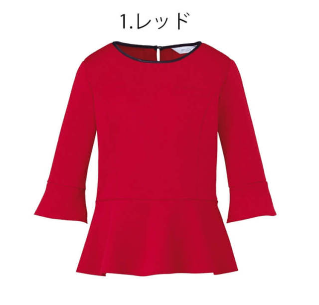 事務服 プルオーバー 七分袖 EWT631 レディース オフィスウェア 制服 ユニフォーム ENJOY カーシーカシマ SS-3L レディース プルオーバー 七分袖 透けにくい ストレッチ UV