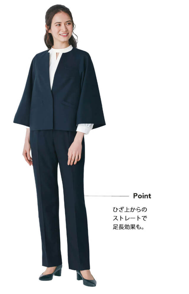 制服 スーツ 抗菌　仕事　ブラック ネイビー