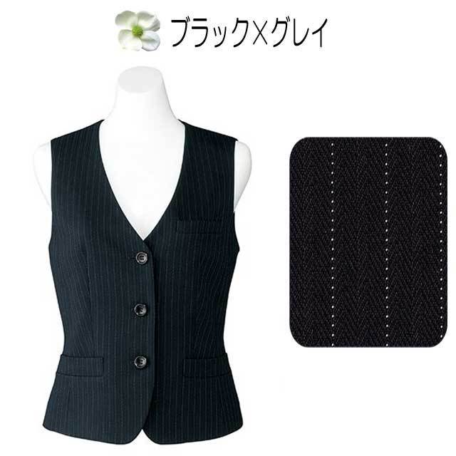 BON MAX／Amatir☆事務服 ベスト スカート上下セット ブラック15号 中古 事務服 上下セット ボンマックス 13号 ベスト と スカート