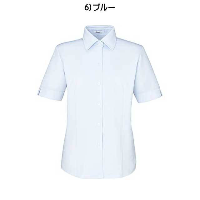 【お取り寄せ】ボンマックス 半袖ブラウス ホワイト 15号 RB4548-15-15 事務服 rb4542 ボンマックス 半袖ブラウス【オフィス制服の通販