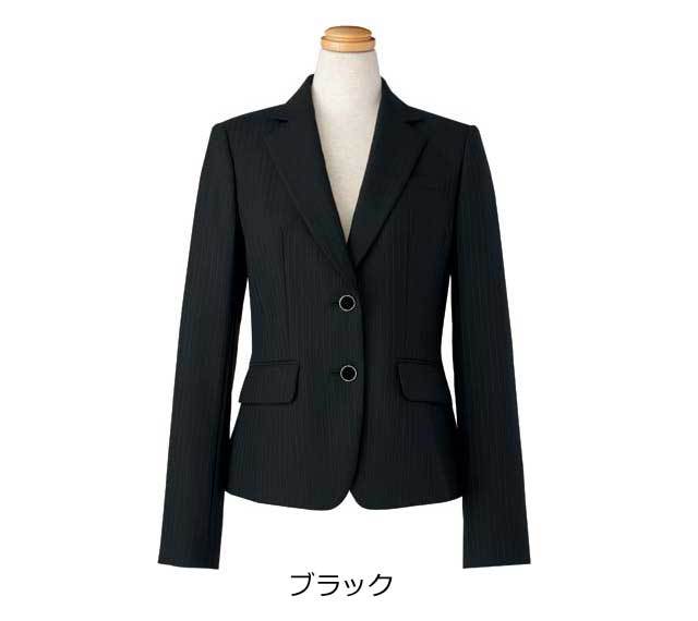 事務服　セロリー　selery ジャケット　15号　ブラック 事務服 s24490 セロリー ジャケット【オフィス制服の通販なら