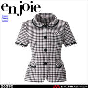 [8月下旬入荷先行予約]事務服 制服 アンジョア en joie オーバーブラウス 26390