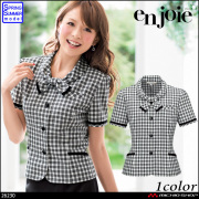 事務服 制服 en joie アンジョア オーバーブラウス 26230