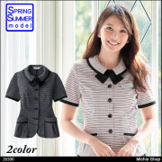 事務服 制服 en joie アンジョア オーバーブラウス 26500