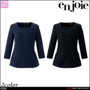 事務服 制服 接客 ユニフォーム en joie アンジョア プルオーバートップス 42060 