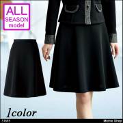 事務服 制服 en joie アンジョア フレアースカート 51693