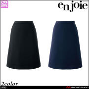 事務服 制服 接客 ユニフォーム en joie アンジョア Aラインスカート 52065 